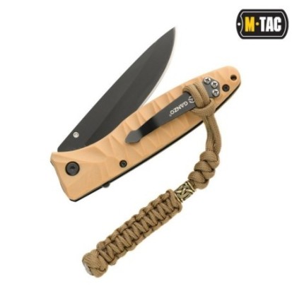 Šnúrka na nôž M-Tac Lanyard Loopy Scandinavian - coyote