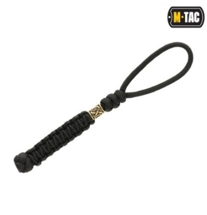 Šnúrka na nôž M-Tac Lanyard Loopy Scandinavian - čierna
