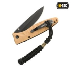 Šnúrka na nôž M-Tac Lanyard Loopy Scandinavian - čierna