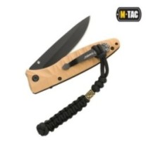 Šnúrka na nôž M-Tac Lanyard Loopy Scandinavian - čierna