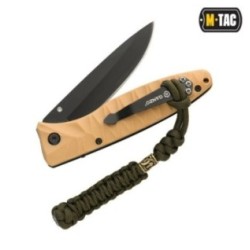 Šnúrka na nôž M-Tac Lanyard Loopy Scandinavian - olivová