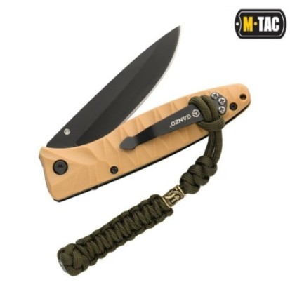 Šnúrka na nôž M-Tac Lanyard Loopy Scandinavian - olivová