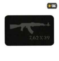 Nášivka M-Tac zbraň AKM 7,62х39 - čierna-sivá