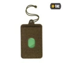Puzdro závesné M-Tac ID s pútkom - olivové