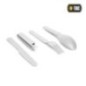 Príbor skladací M-Tac Cutlery Set S - strieborný