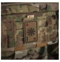 Nášivka M-Tac Card Helmet of Horror - coyote