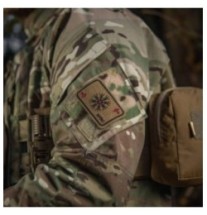 Nášivka M-Tac Card Helmet of Horror - coyote