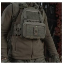 Nášivka M-Tac Card Helmet of Horror - ranger green