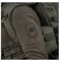 Nášivka M-Tac Card Helmet of Horror - ranger green