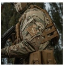 Nášivka M-Tac Face of War - coyote