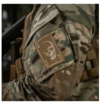 Nášivka M-Tac Face of War - coyote