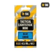 Svietiace tyčinky M-Tac Light Sticks 4,5 x 40 mm 10 ks - modré