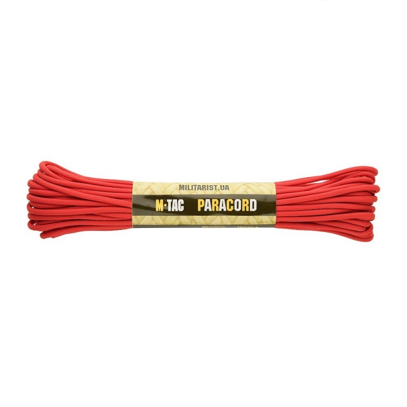 Para lano M-Tac Paracord 550 typ III 15 m - červené