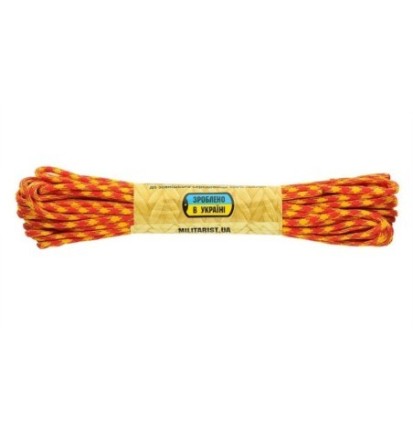 Para lano M-Tac Paracord 550 typ III 15 m - oranžové-žlté
