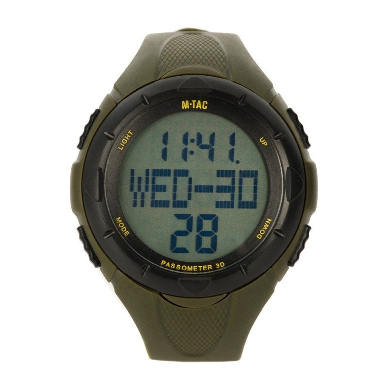 Hodinky M-Tac Tactical Pedometer - olivové Hodinky M-Tac Tactical Pedometer - olivové