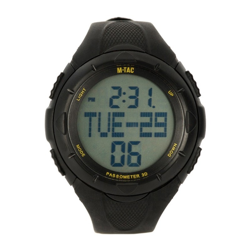 Hodinky M-Tac Tactical Pedometer - čierne Hodinky M-Tac Tactical Pedometer - čierne