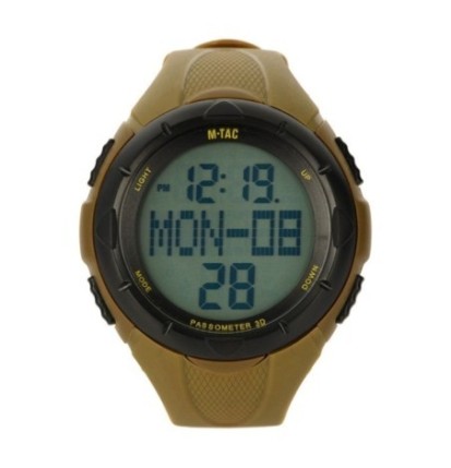 Hodinky M-Tac Tactical Pedometer - coyote
