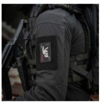 Nášivka M-Tac Bad Boy - čierna