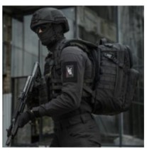 Nášivka M-Tac Bad Boy - čierna