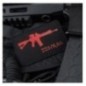 Nášivka so zbraňou M-Tac AR-15 223/5,56 - čierna-červená Nášivka so zbraňou M-Tac AR-15 223/5,56 - čierna-červená
