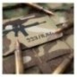 Nášivka so zbraňou M-Tac AR-15 223/5,56 - multicam-čierna