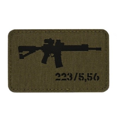 Nášivka so zbraňou M-Tac AR-15 223/5,56 - olivová-čierna