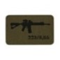 Nášivka so zbraňou M-Tac AR-15 223/5,56 - olivová-čierna