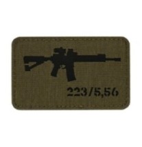 Nášivka so zbraňou M-Tac AR-15 223/5,56 - olivová-čierna