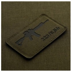 Nášivka so zbraňou M-Tac AR-15 223/5,56 - olivová-čierna