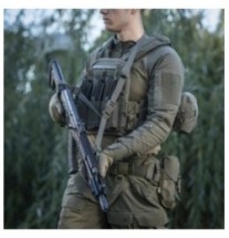 Trojbodový popruh M-Tac Weapon Belt Three Points - ranger green