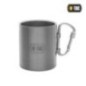 Hrnček s karabínovým uchom M-Tac Thermo Carabiner - strieborný Hrnček s karabínovým uchom M-Tac Thermo Carabiner - strieborný