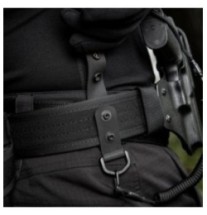 Pútka na opasok M-Tac Duty Belt Keppers 2 ks - čierna