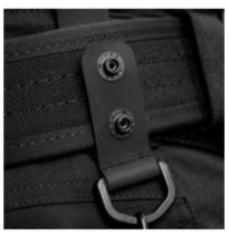 Pútka na opasok M-Tac Duty Belt Keppers 2 ks - čierna