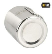 Hrnček so skladacím uchom M-Tac Thermo Handle - strieborný