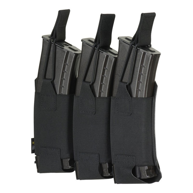Puzdro na 3 zásobníky M-Tac Elastic Triple Magazine Elite Laser Cut - čierne
