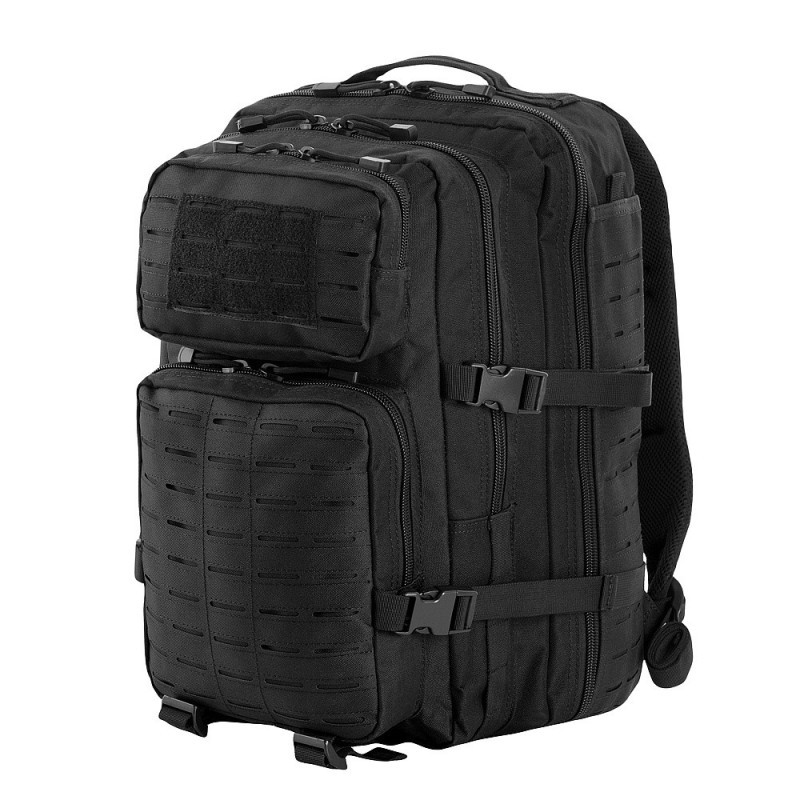 Batoh M-Tac Large Assault Pack Laser Cut - čierny