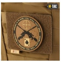 Panel na nášivky pre Molle väzbu M-Tac 12x8,5 - coyote