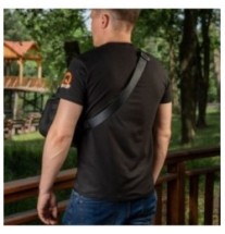 Batoh cez rameno M-Tac Cross Bag Elite Hex 5l - čierny
