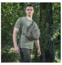 Batoh cez rameno M-Tac Cross Bag Elite Hex 5l - ranger green