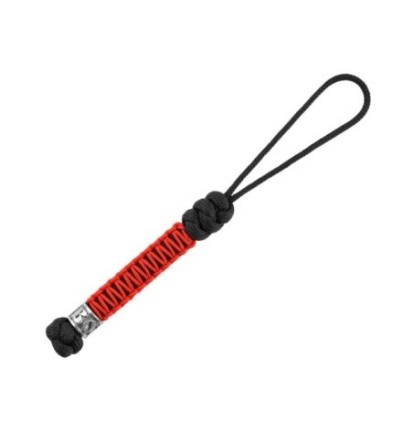 Šnúrka na nôž M-Tac Lanyard Scandinavian - červená-čierna