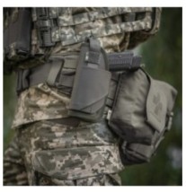 Puzdro na zbraň M-Tac Universal Tactical Holster Elite ľavé - ranger green