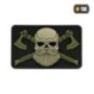 Nášivka M-Tac Bearded Skull 3D - olivová Nášivka M-Tac Bearded Skull 3D - olivová