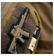 Nášivka so zbraňou M-Tac AR-15 3D - coyote