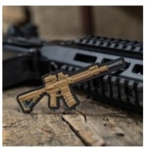 Nášivka so zbraňou M-Tac AR-15 3D - coyote