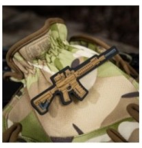 Nášivka so zbraňou M-Tac AR-15 3D - coyote