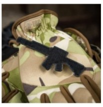 Nášivka so zbraňou M-Tac AR-15 3D - coyote
