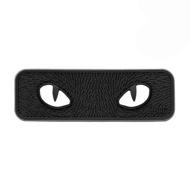 Nášivka M-Tac Cat Eyes 3D - čierna Nášivka M-Tac Cat Eyes 3D - čierna