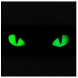 Nášivka M-Tac Cat Eyes 3D - čierna