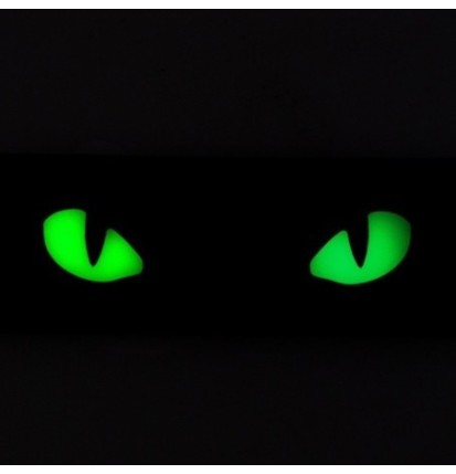 Nášivka M-Tac Cat Eyes 3D - čierna