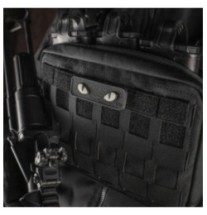Nášivka M-Tac Cat Eyes 3D - čierna